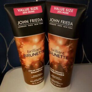 2 Brilliant Brunette John Frieda 20% More Color Vibrancy Moisturizing Shampoo